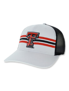 Texas Tech Legacy Double T Striped Snapback Cap