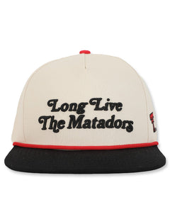 Texas Tech Dark Horse "Long Live the Matadors" Ivory Snapback Cap