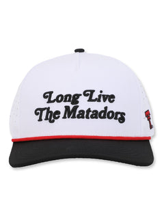 Texas Tech Dark Horse "Long Live the Matadors" White Snapback Cap