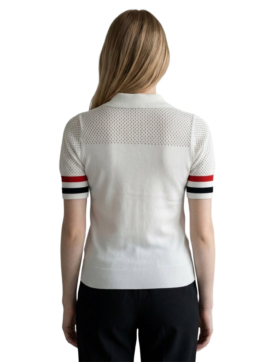 Lusso Texas Tech "Sawyer" Pointelle Sweater