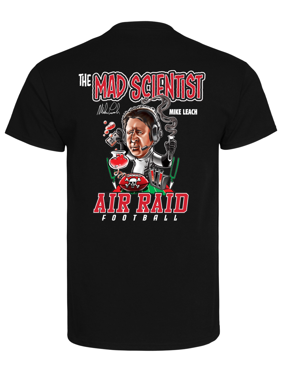 2023 Mike Leach HOH "Mad Scientist" Black T-Shirt