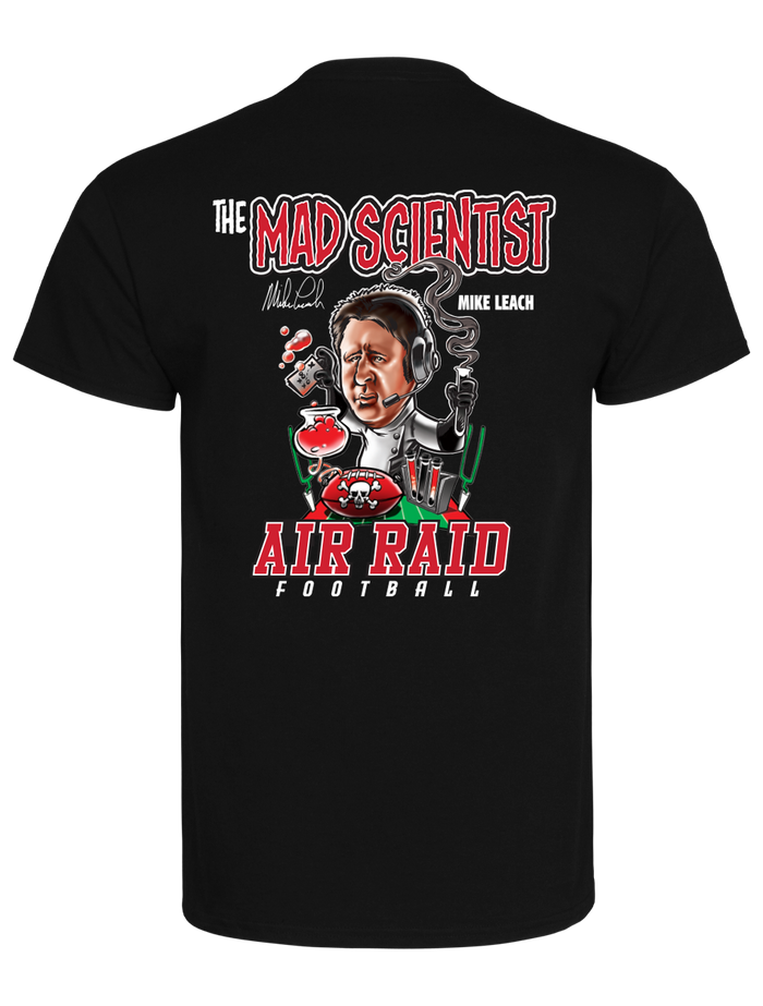 2023 Mike Leach HOH "Mad Scientist" Black T-Shirt