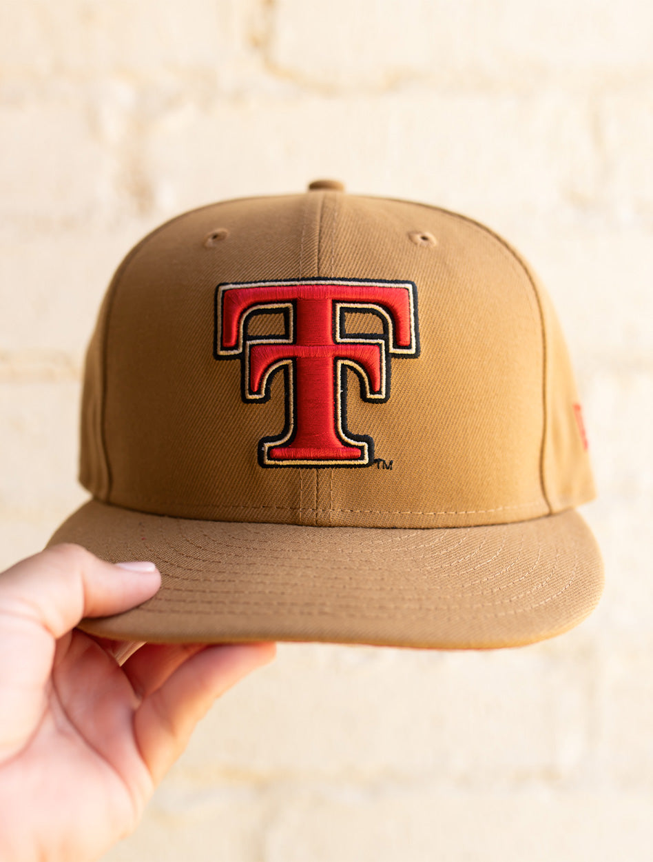 New Era Texas Tech Vault Double T 5950 Flatbill Fitted Cap