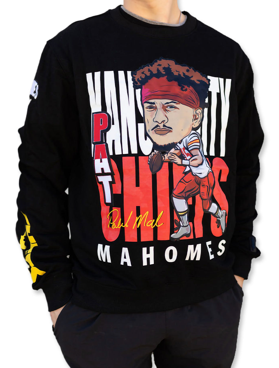 Official Kansas City Chiefs "Mahomes NIL" Premium Crewneck Sweatshirt