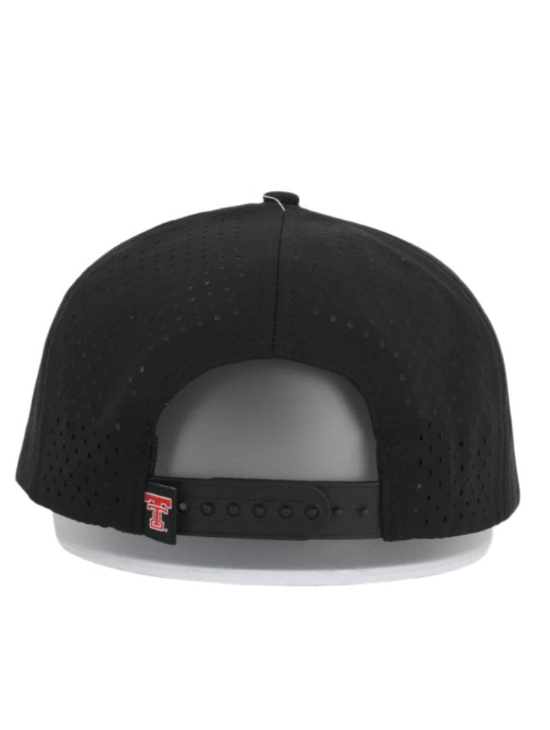 Texas Tech Dark Horse RP "Throwback Jack" PVC Black Sport Snapback Cap