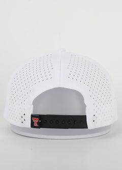 Texas Tech Dark Horse RP "Throwback Jack" PVC White Sport Snapback Cap