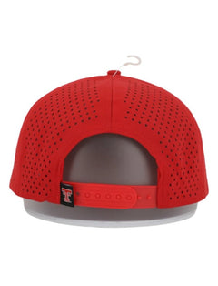 Texas Tech Dark Horse RP "Throwback Jack" PVC Red Sport Snapback Cap