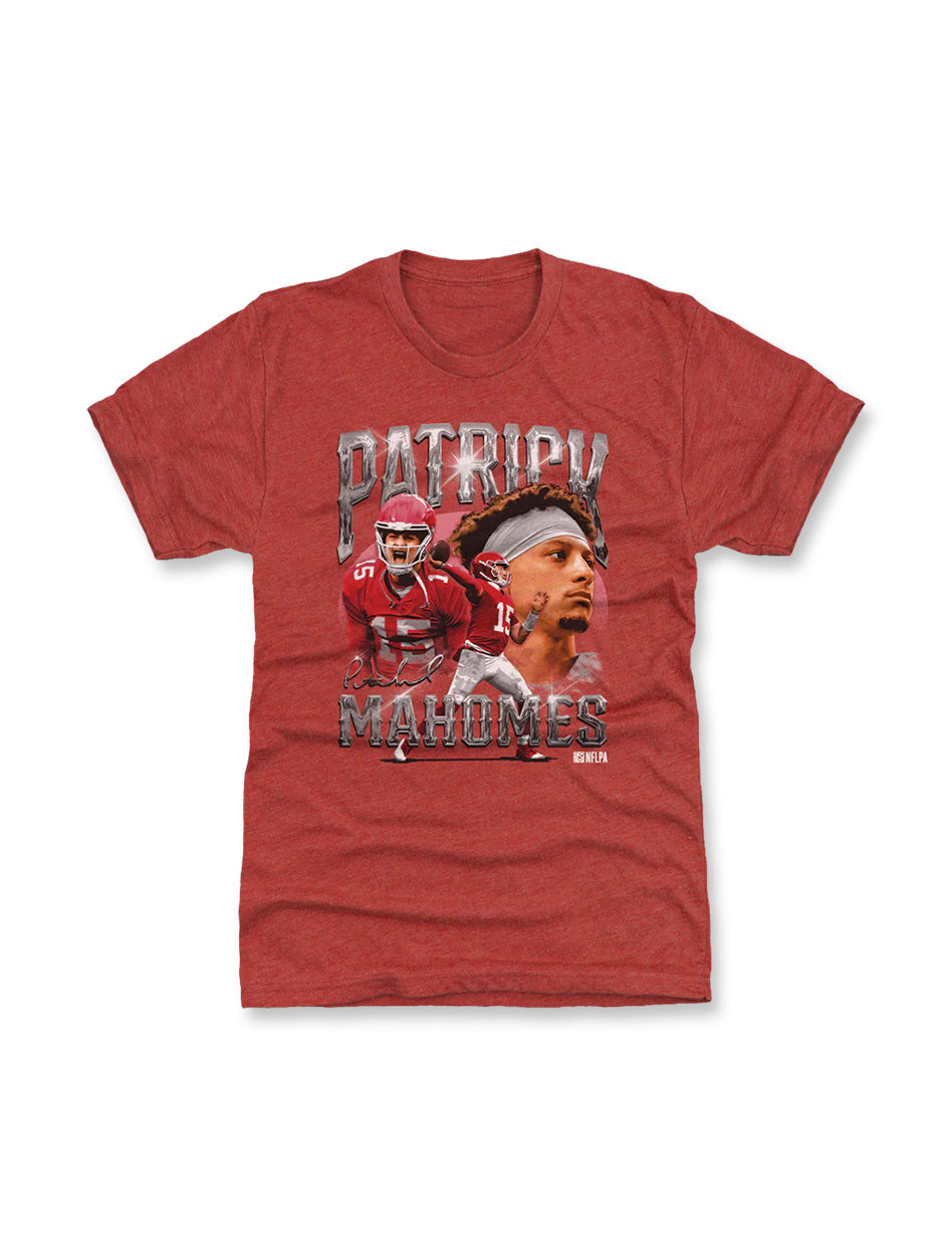 Patrick Mahomes Kansas City "Vintage" YOUTH Red T-Shirt