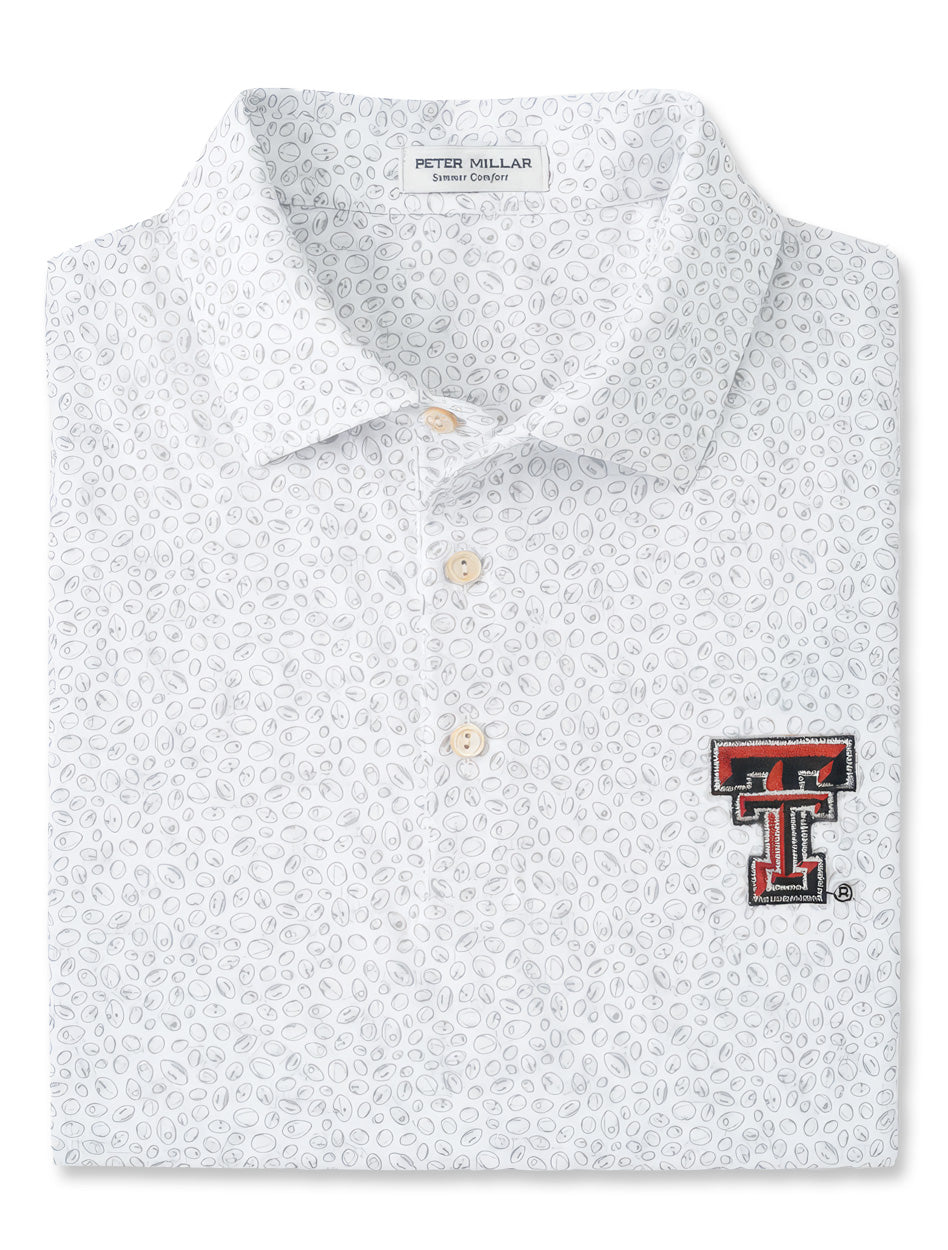 Peter Millar Texas Tech Double T "Blitz" Performance Jersey Polo