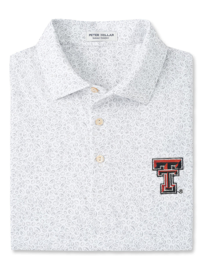 Peter Millar Texas Tech Double T "Blitz" Performance Jersey Polo