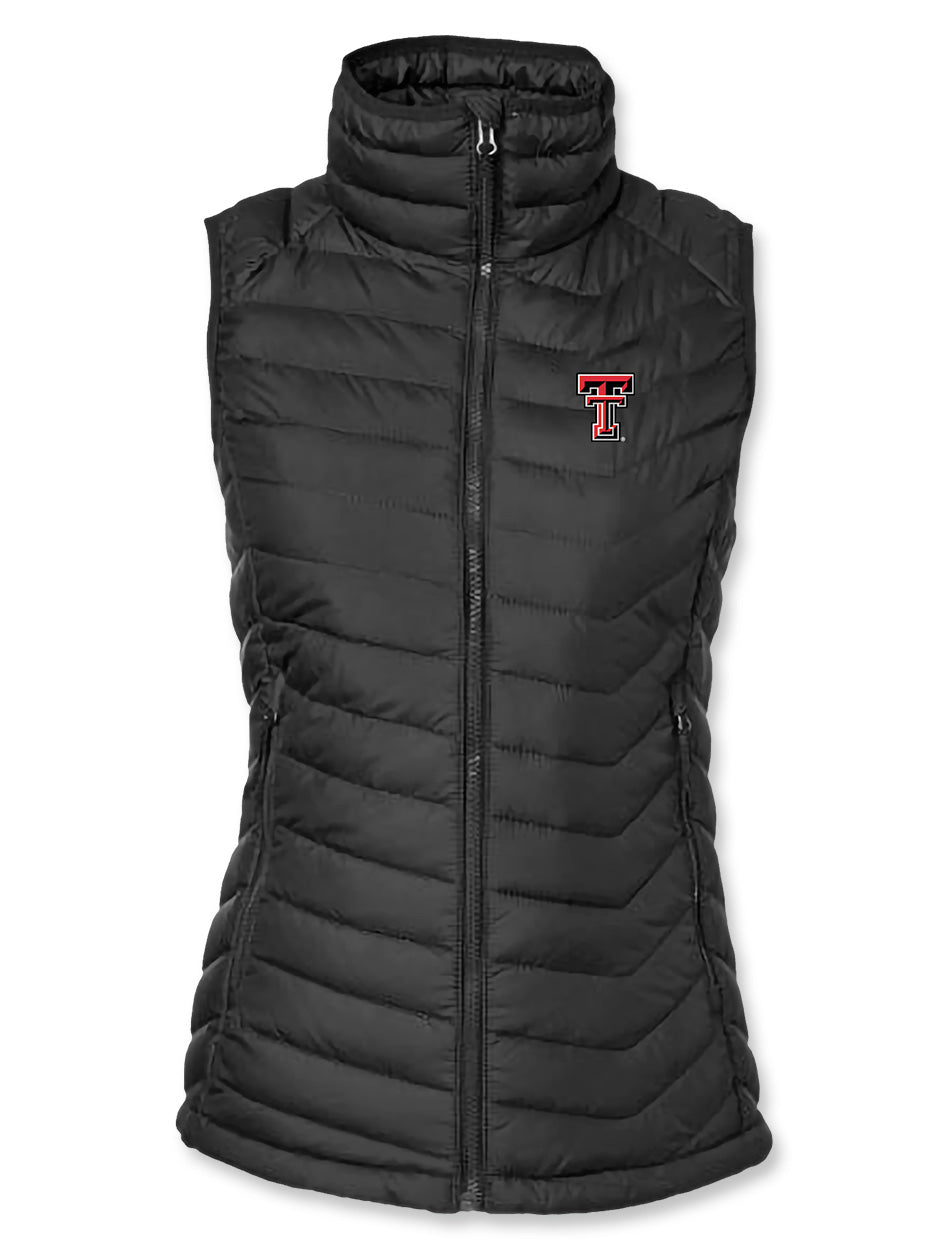 Columbia Texas Tech Double T "Powder Lite Vest" Women's Vest