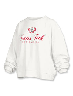 Texas Tech Press Box "Augusta" Long Sleeve Oversized Crew
