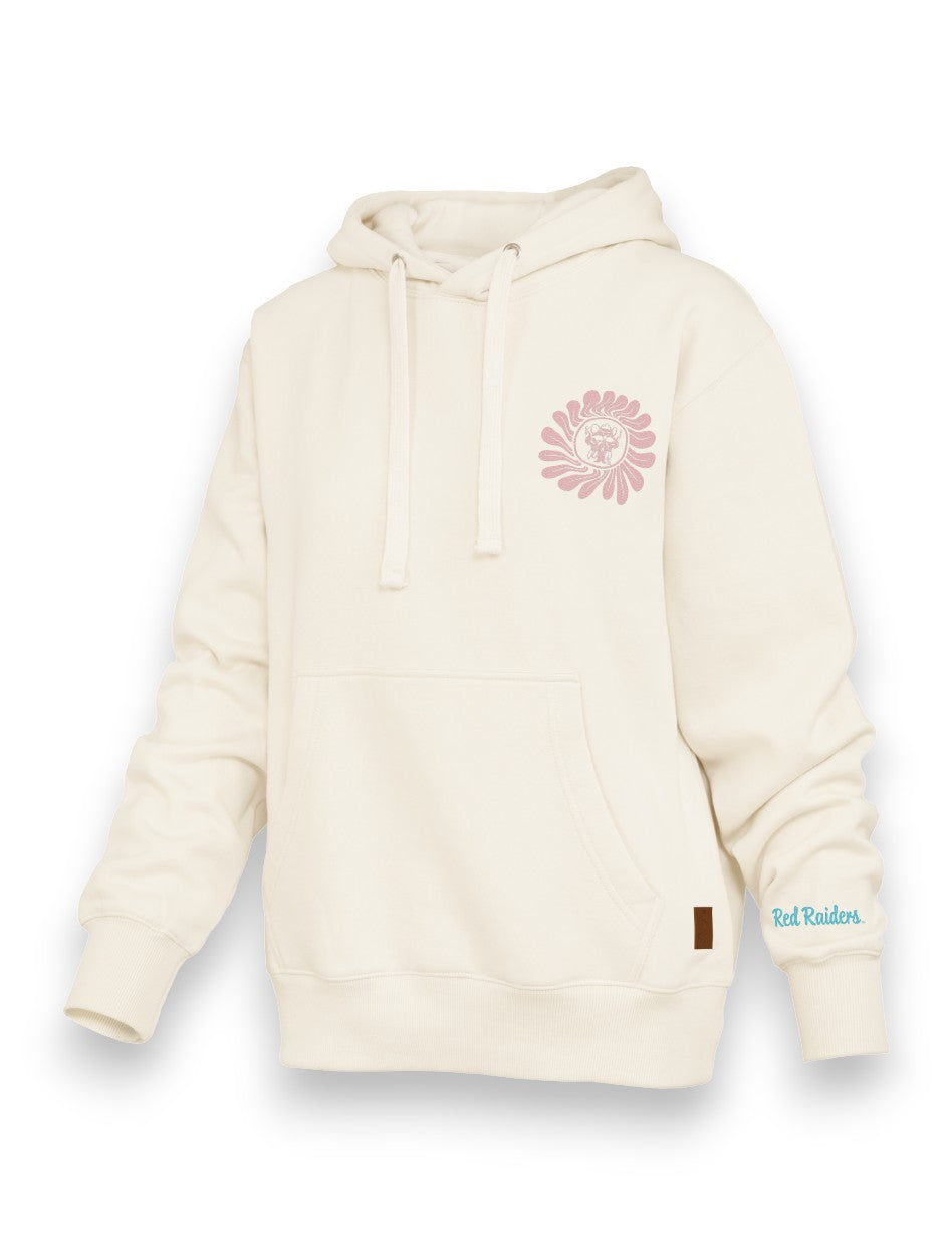 Pressbox Texas Tech "Elena Janise" Embroidered Hoodie