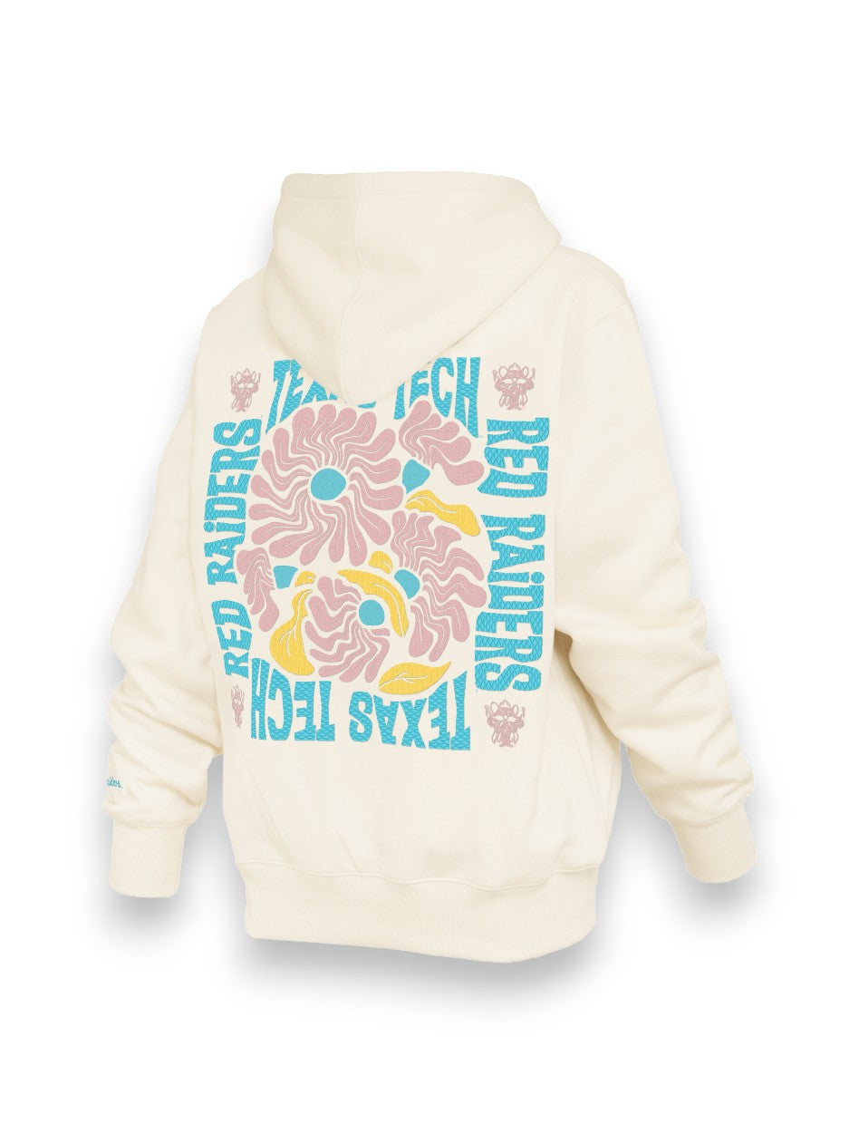 Pressbox Texas Tech "Elena Janise" Embroidered Hoodie