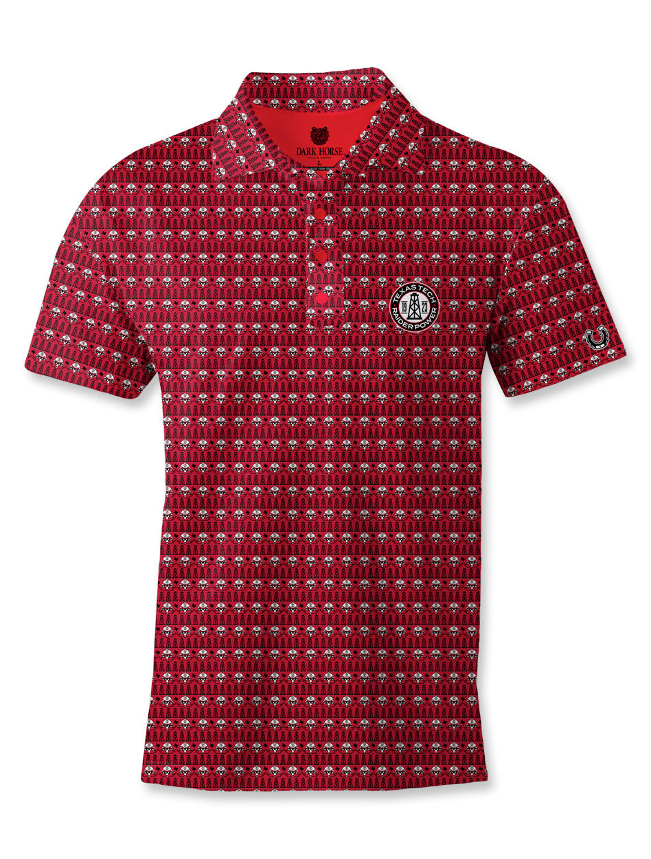 Texas Tech Dark Horse "Roughneck Raider" Premium Polo
