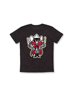 Texas Tech "Raider Red on Leopard" Youth Short Sleeve T-Shirt