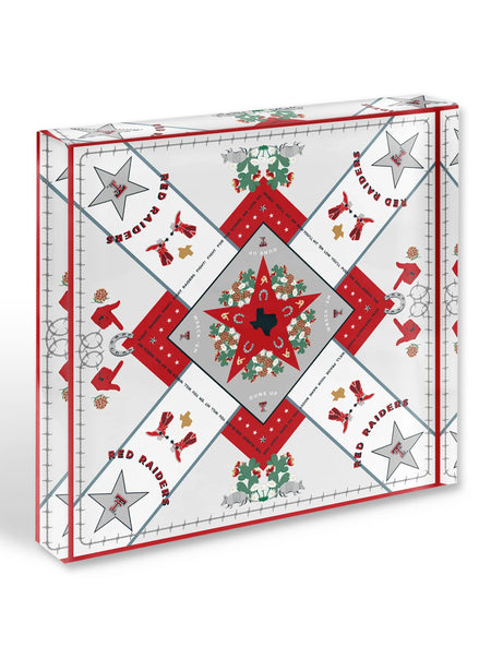 Saturday Silks Texas Tech Red Raiders Acrylic Block Art