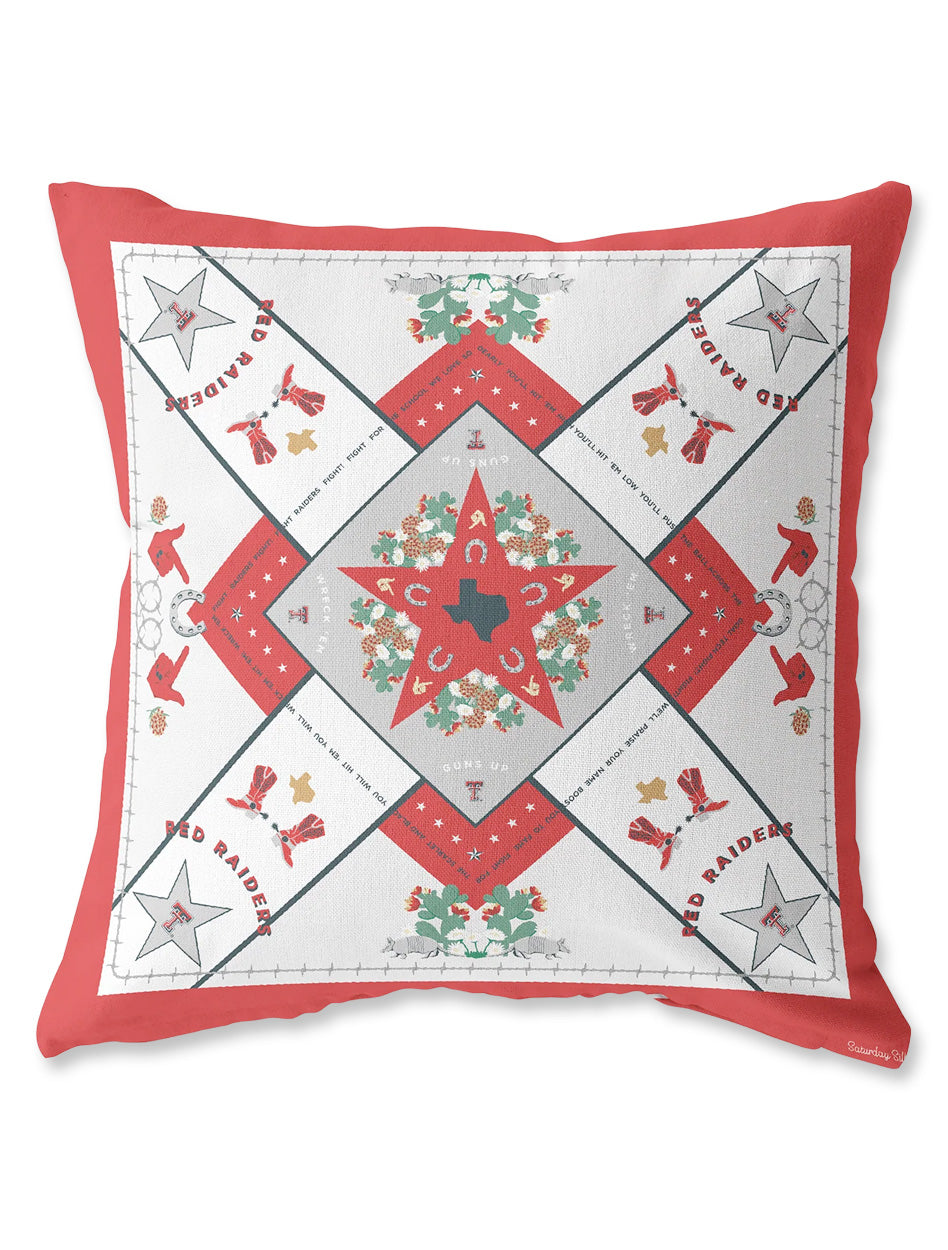 Texas Tech HOME & OFFICE
Texas Tech New Products
Texas Tech gameday home décor
Texas Tech embroidered pillow
Texas Tech gift for home
Lubbock Texas Tech pillow
TTU spirit pillow
Texas Tech University cushion
Red Raiders couch pillow
Saturday Silks pillow