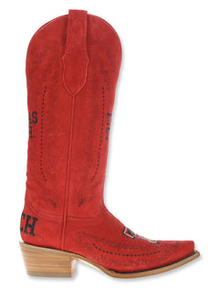 Vaccari Texas Tech "Nora" Suede Boot
