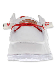 Vaccari Texas Tech "Nate" White Canvas Shoe