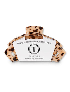 Teleties Open Blonde Tortoise Hair Clip