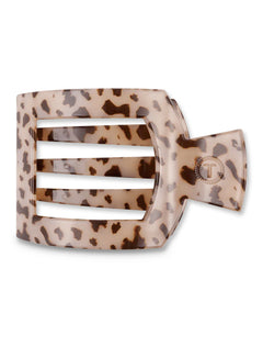 Teleties Flat Blonde Tortoise Rectangle Clip