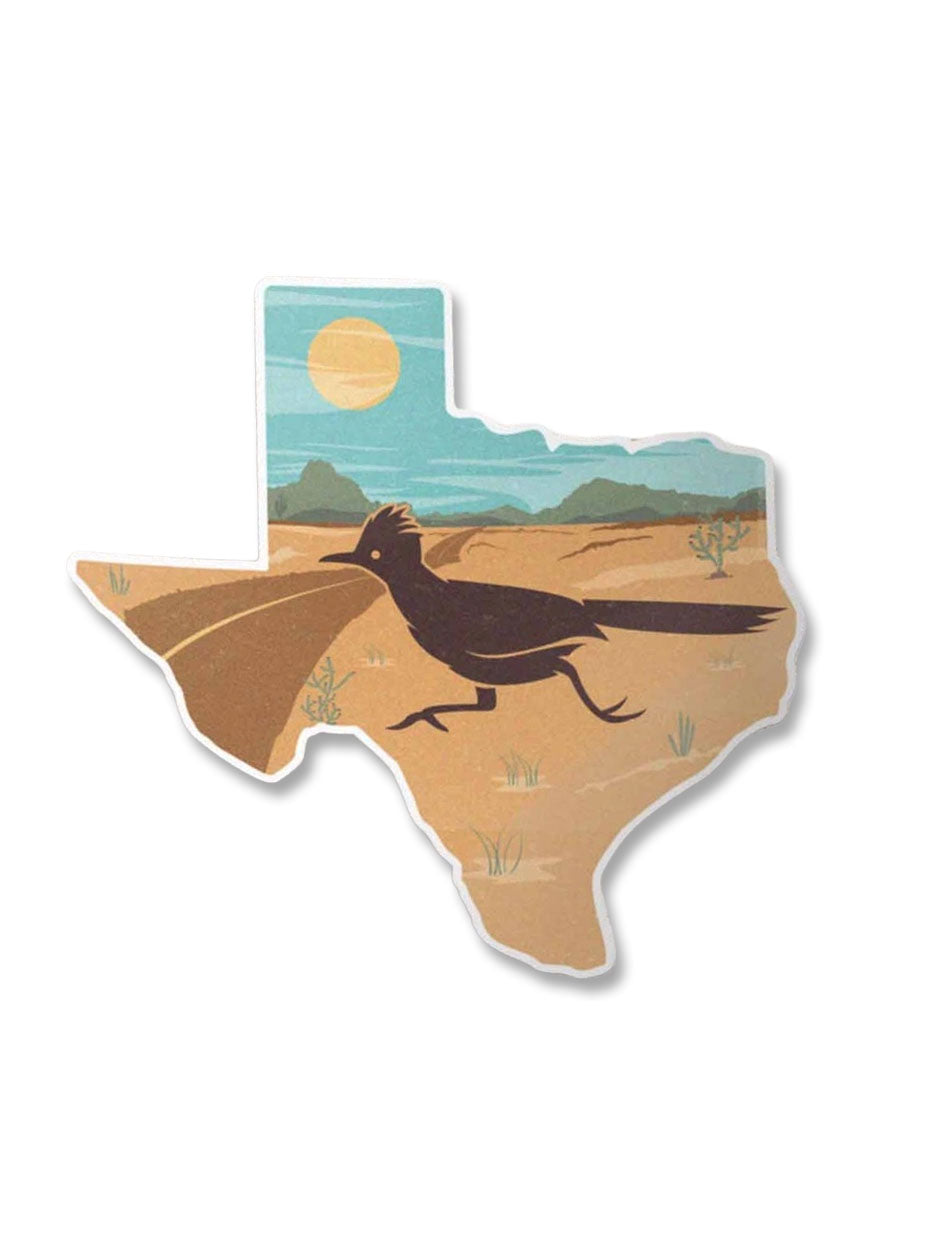 Texas Roadrunner Sticker