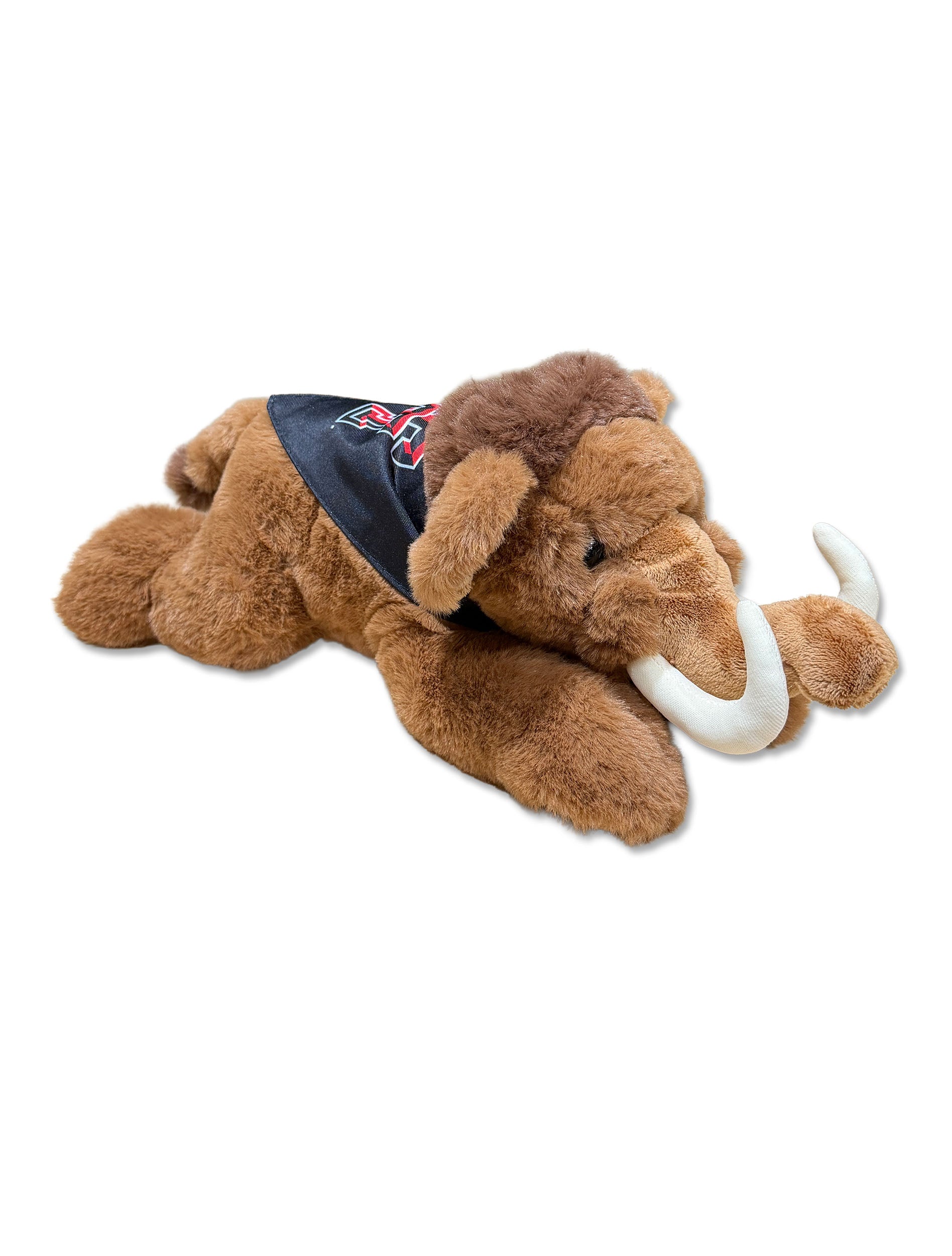 Texas Tech 12" Wynn Wooly Mammoth Stuffed Animal with Bandana - Angle