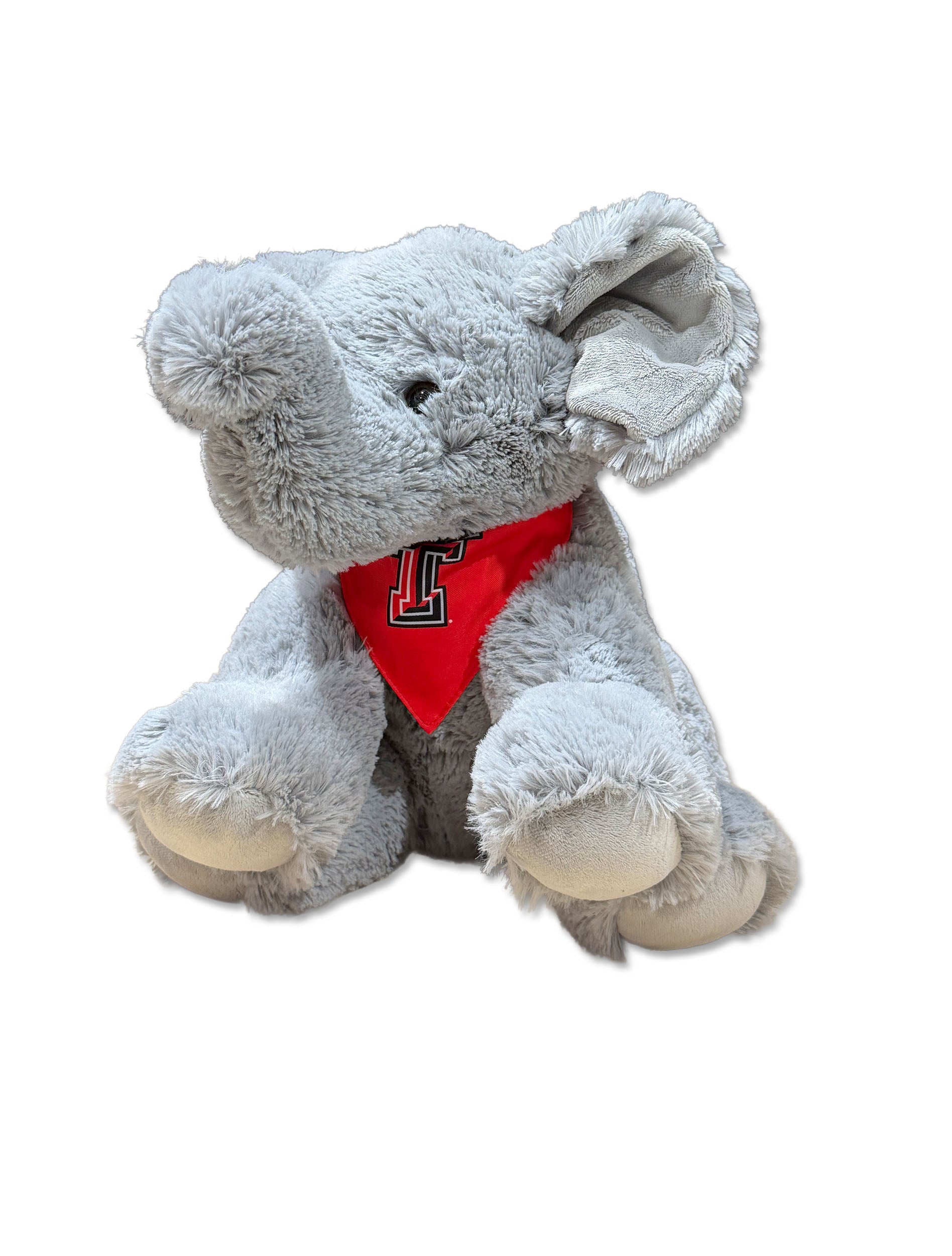 Texas Tech 14" Plush Elephant with Bandana Angle