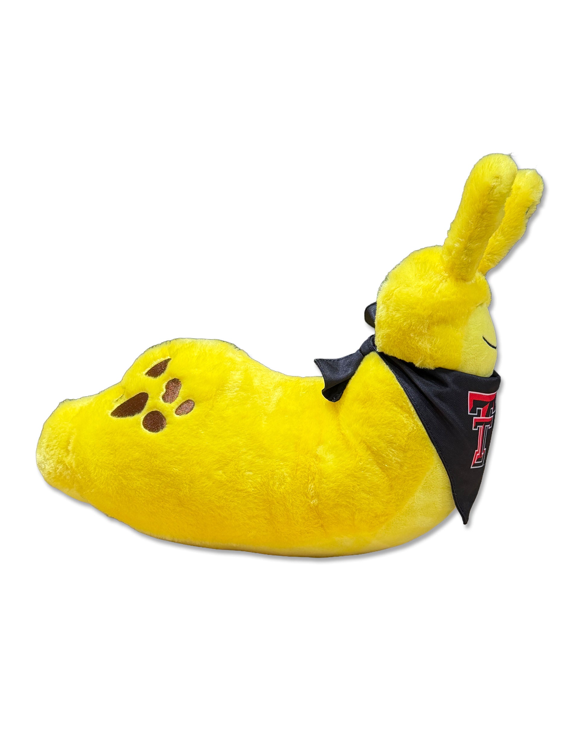 Texas Tech 16" Banana Slug Stuffed Animal with Bandana - Side