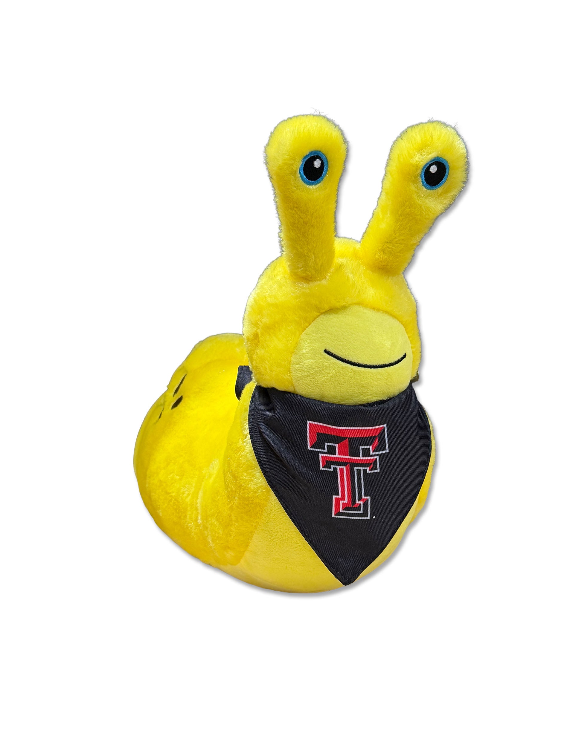 Texas Tech 16" Banana Slug Stuffed Animal with Bandana - Front