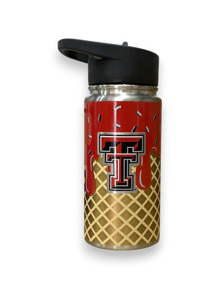 Texas Tech Ice Cream Water Bottle