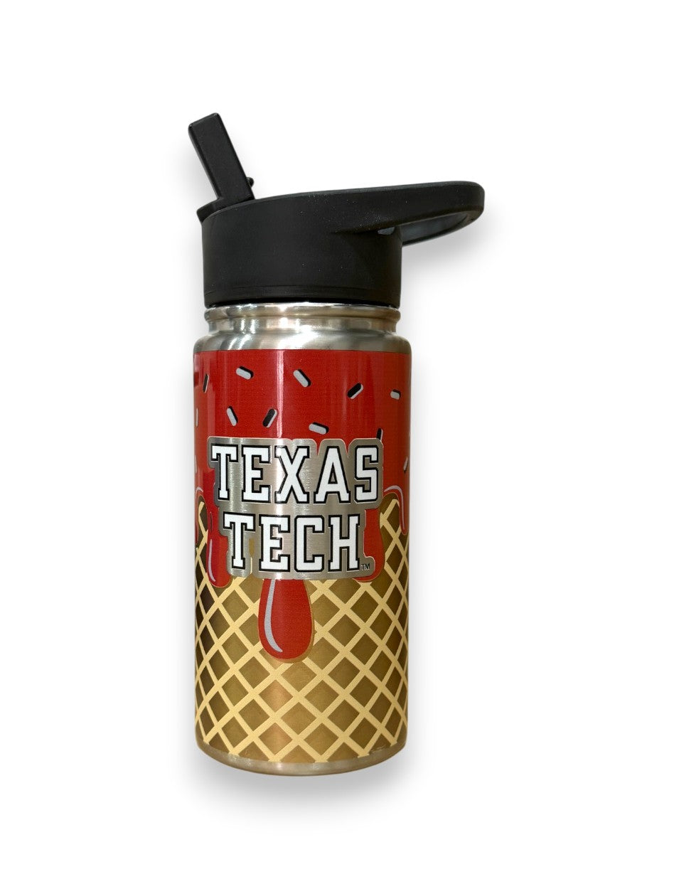 Texas Tech Ice Cream Water Bottle