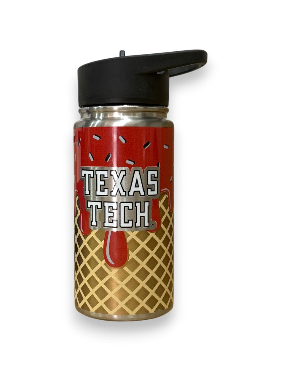Texas Tech Ice Cream Water Bottle