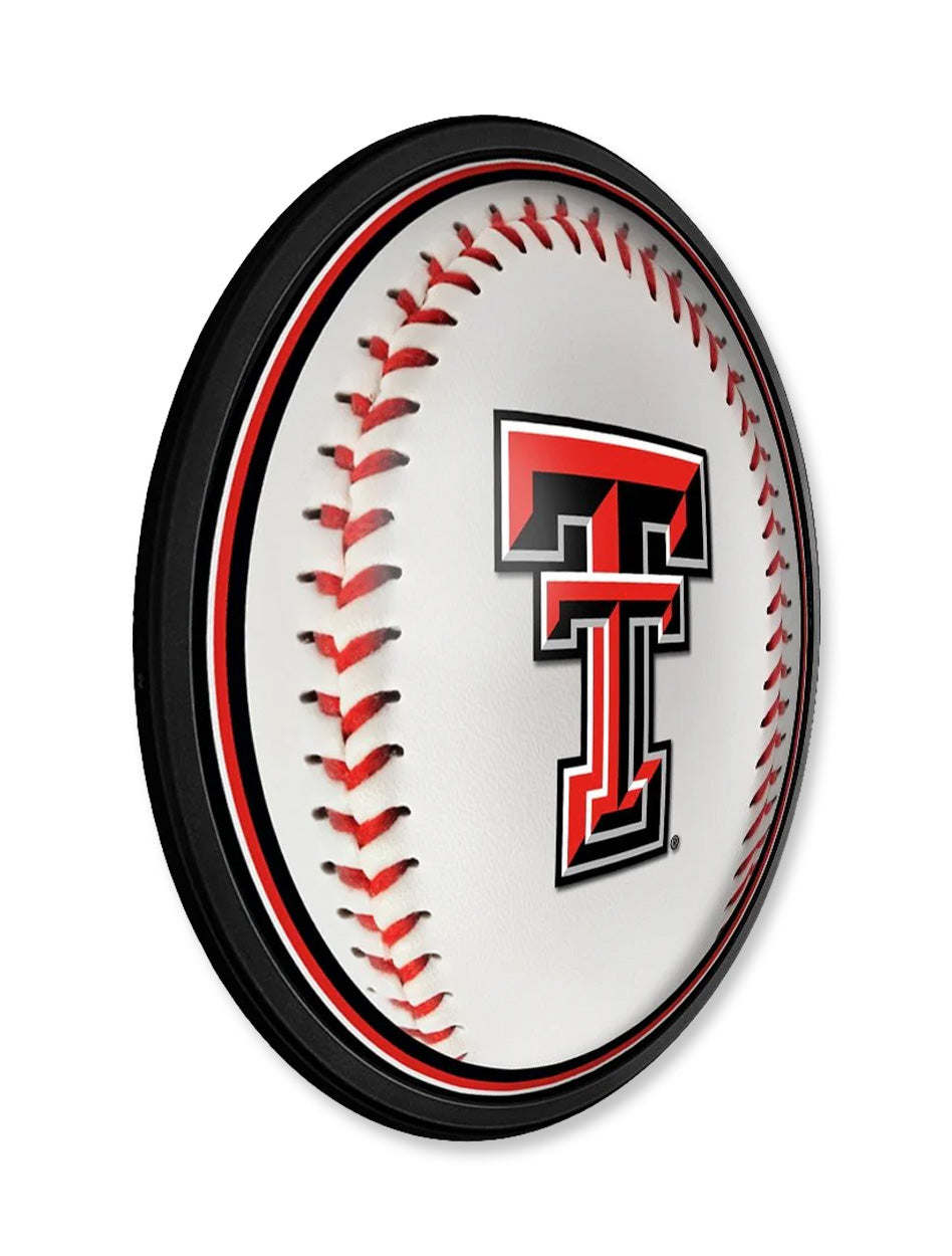 Texas Tech 18" Diameter Baseball Slimline Lighted Wall Sign
