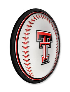 Texas Tech 18" Diameter Baseball Slimline Lighted Wall Sign