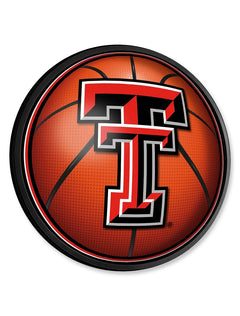 Texas Tech 18" Diameter Basketball Slimline Lighted Wall Sign