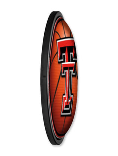 Texas Tech 18" Diameter Basketball Slimline Lighted Wall Sign