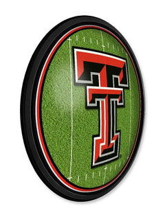 Texas Tech 18" Diameter Football Slimline Lighted Wall Sign