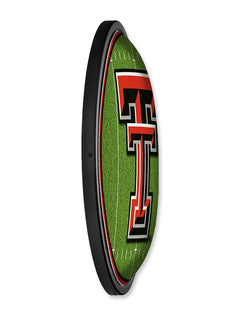 Texas Tech 18" Diameter Football Slimline Lighted Wall Sign