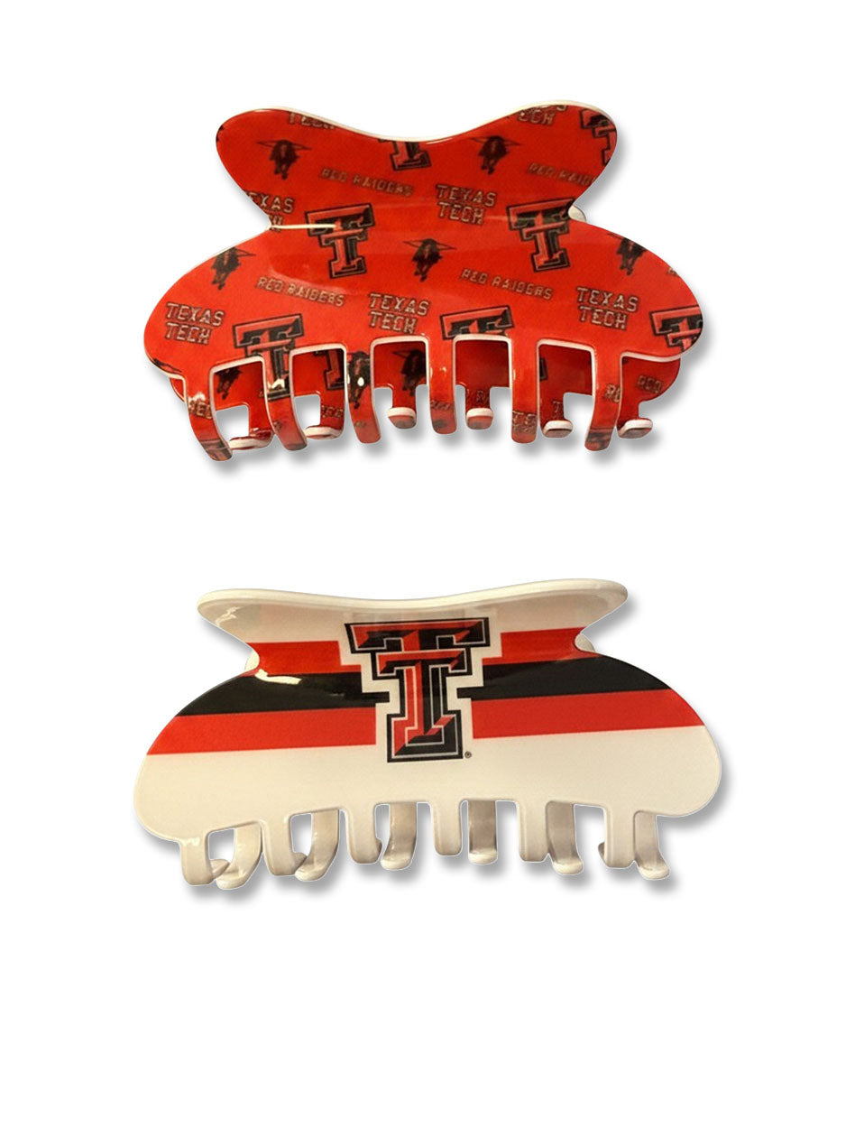 Texas Tech 2-Pack Claw Hair Clips