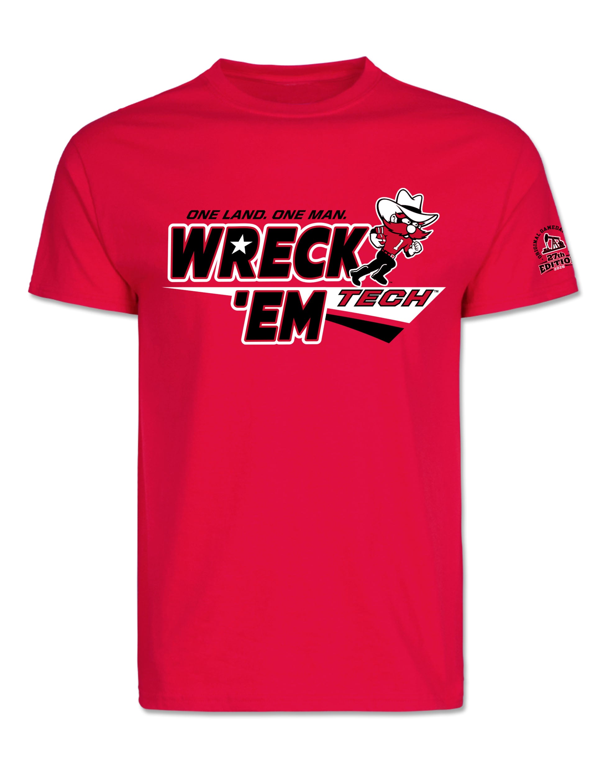 Texas Tech 2026 Official Wreck 'Em Tech Game Day RED T-Shirt