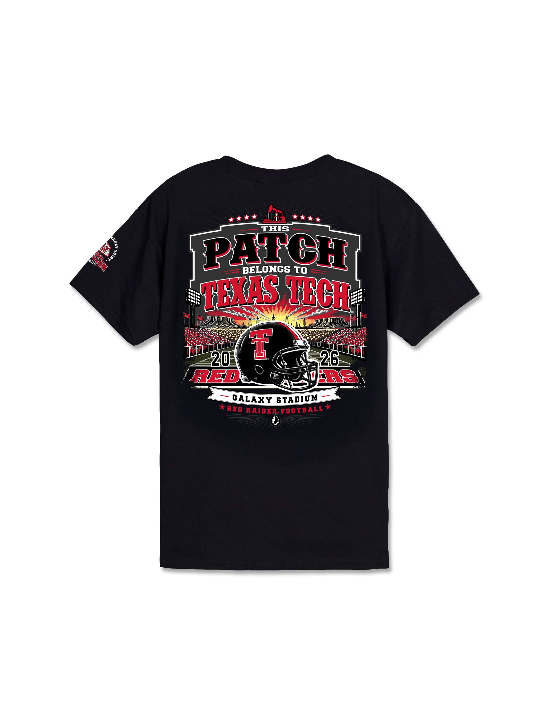 Texas Tech 2026 Official Wreck 'Em Tech Game Day YOUTH BLACK T-Shirt