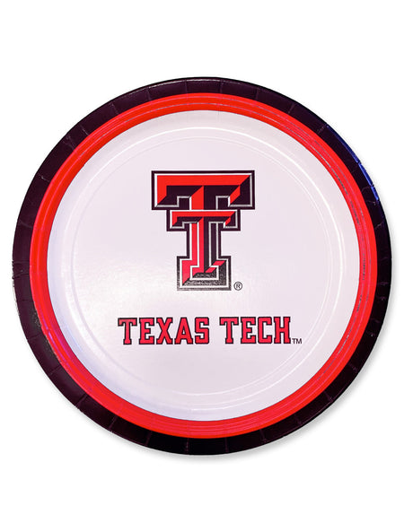 Texas Tech 9" Round Plates