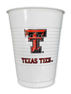 Texas Tech 8 oz Plastic Cups