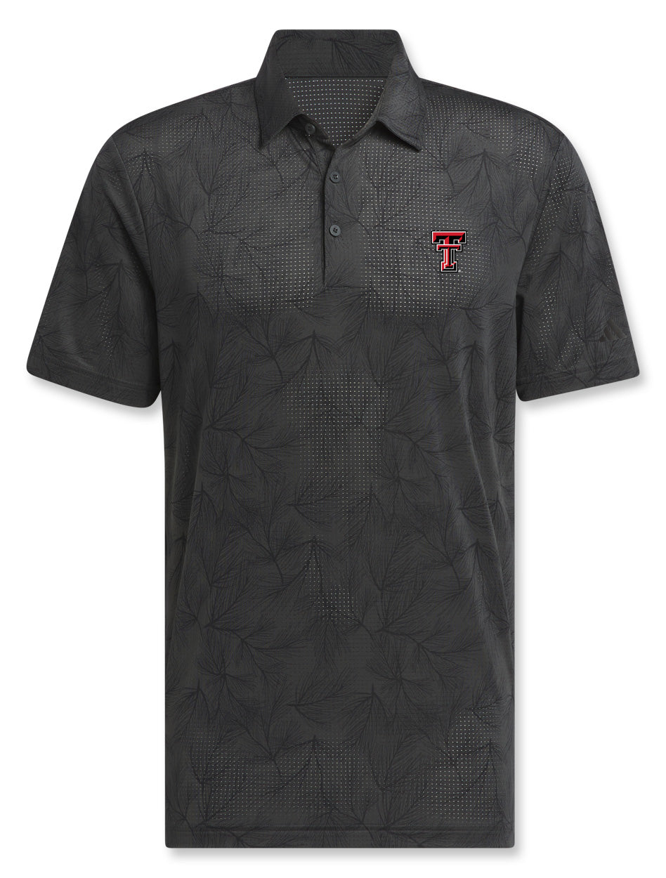 Texas Tech Adidas "Ultimate365 Pine Mesh" Polo Shirt