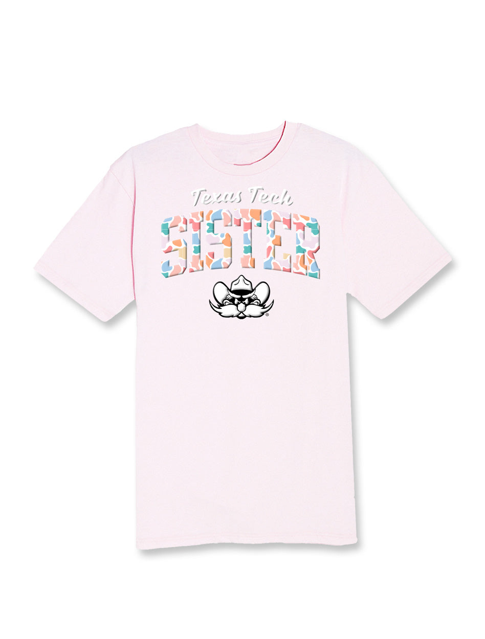 Texas Tech "Arch Over Sister" Puff Print T-Shirt
