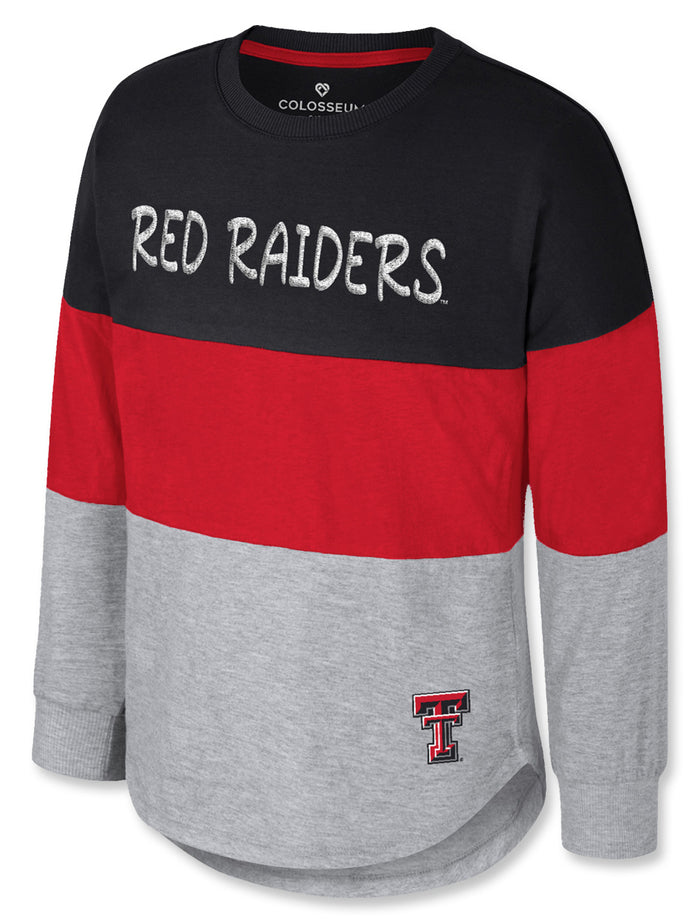 Texas Tech Arena "Alex" Youth Girl's Long Sleeve Shirt