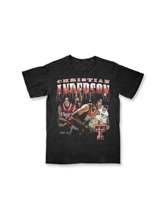 Texas Tech Basketball Official NIL "Christian Anderson 90s" YOUTH T-Shirt