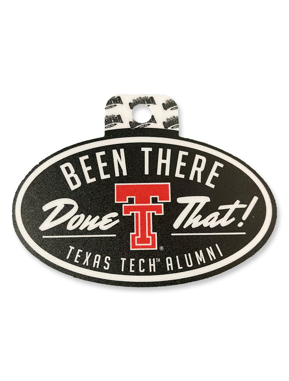 Texas Tech "Been There Done That" Vinyl Decal